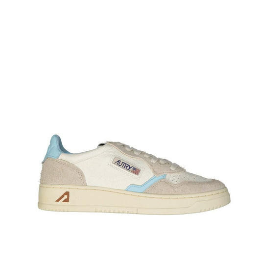 Autry White Leather Low Top Sneakers 1728,75611013280,Autry,EU36/US6,EU40/US10,Low Tops - Sneakers - Shoes,New with tags,Shoes,Sneakers - Shoes,White,Women