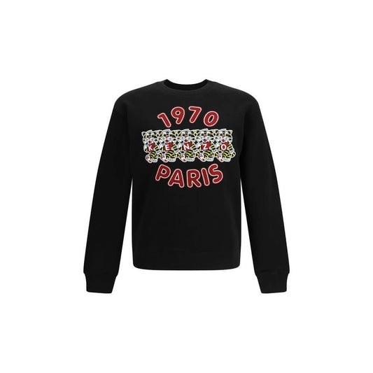 Kenzo Black Cotton Sweatshirt 1728,72470364320,Black,Clothing,Kenzo,L,M,Men,New with tags,S,Sweaters - Clothing,Sweatshirts - Sweaters - Clothing,XL