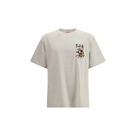 Kenzo Gray Cotton Sportswear 1728,72470364320,Clothing,Gray,Kenzo,L,M,Men,New with tags,S,Sportswear - Clothing,T-Shirts - Clothing,T-Shirts - Sportswear - Clothing,XL