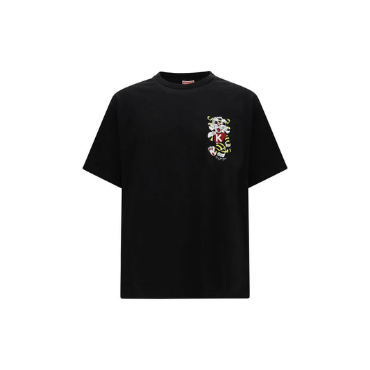 Kenzo Black Cotton T-Shirt1728,72470364320,Black,Clothing,Kenzo,L,M,Men,New with tags,S,T-Shirts - Clothing,T-Shirts - T-Shirts - Clothing,XL