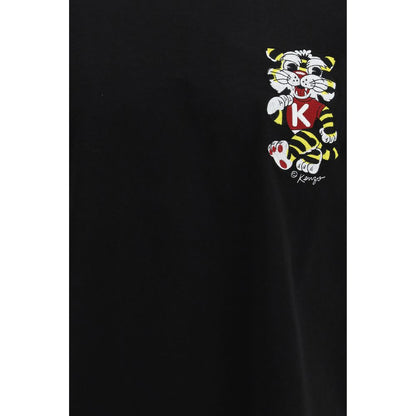 Kenzo Black Cotton T-Shirt 1728,72470364320,Black,Clothing,Kenzo,L,M,Men,New with tags,S,T-Shirts - Clothing,T-Shirts - T-Shirts - Clothing,XL