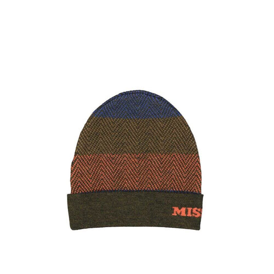 Missoni Bicolor Wool Beanie1728,75611013280,Accessories,Beanie - Hats - Accessories,Bicolor,Hats - Accessories,Men,Missoni,New with tags,UNI