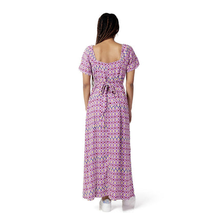 Only Purple Viscose Casual Dress