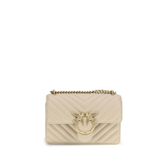 PINKO Beige Calf Leather Bos Taurus Shoulder Bag 1728,72470364320,Bags,Beige,New with tags,PINKO,Shoulder Bags - Bags,Women
