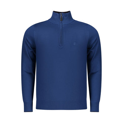 Coveri Moving Blue Viscose Men Sweater