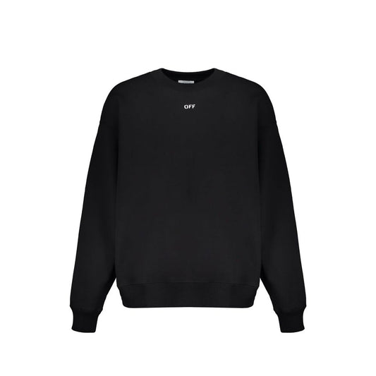 Off-White Black Cotton Sweatshirt