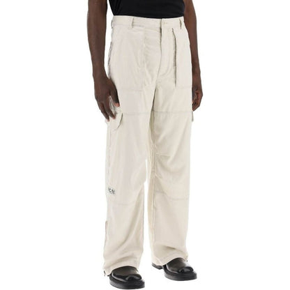 Acne Studios Beige Polyester Cargo Pants