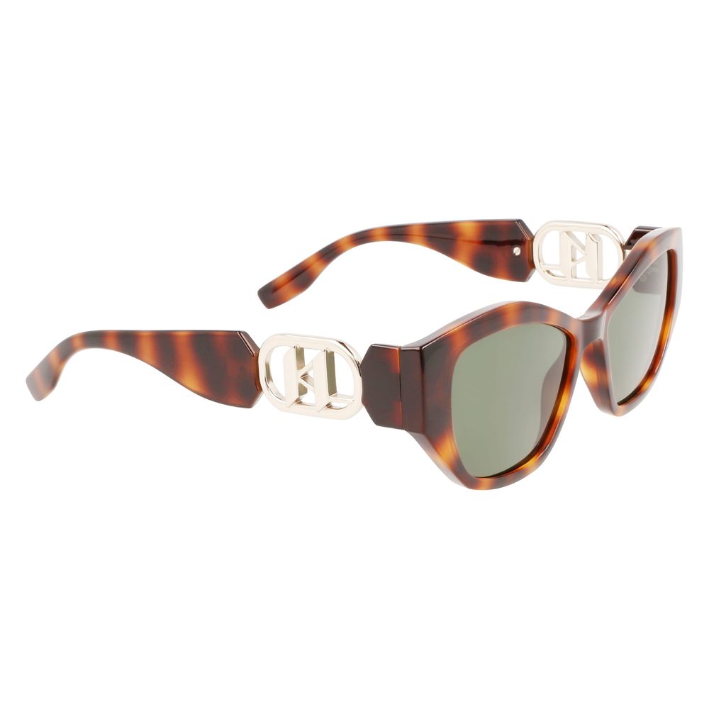 Karl Lagerfeld Brown Injected Sunglasses 1728,67434610848,Accessories,Brown,Glasses and Sunglasses - Accessories,Karl Lagerfeld,New with tags,Sunglasses - Glasses and Sunglasses - Accessories,Women