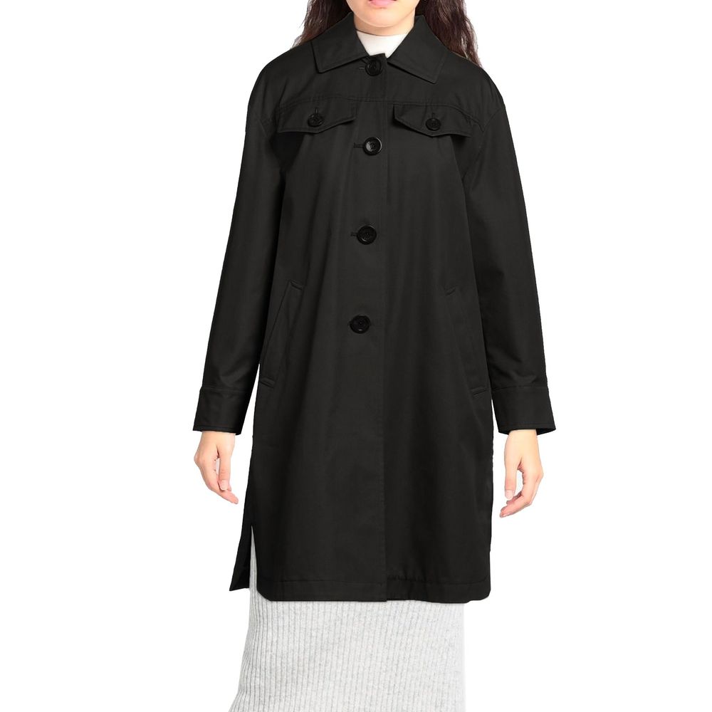 Herno Black Cotton Parka 1728,75611013280,Black,Clothing,Herno,IT48 | M,Jackets & Coats - Clothing,New with tags,Parkas - Jackets & Coats - Clothing,Women