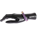 Nialaya CZ Amethyst 18K Gold 925 Bracelet Bracelet