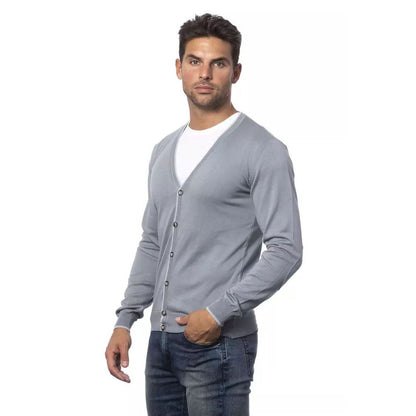 Verri Gray Cotton Cardigan