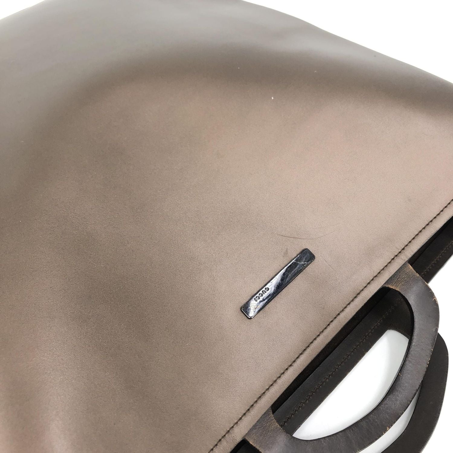 Gucci Brown Leather Handbag