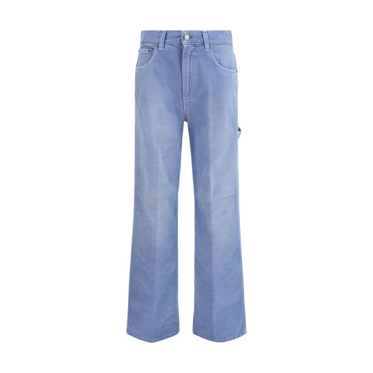 Haikure Blue Cotton Relaxed Fit Jeans 1728,72470364320,Blue,Clothing,Haikure,Jeans Denim - Clothing,New with tags,Relaxed Fit Jeans - Jeans Denim - Clothing,W27,W31,Women