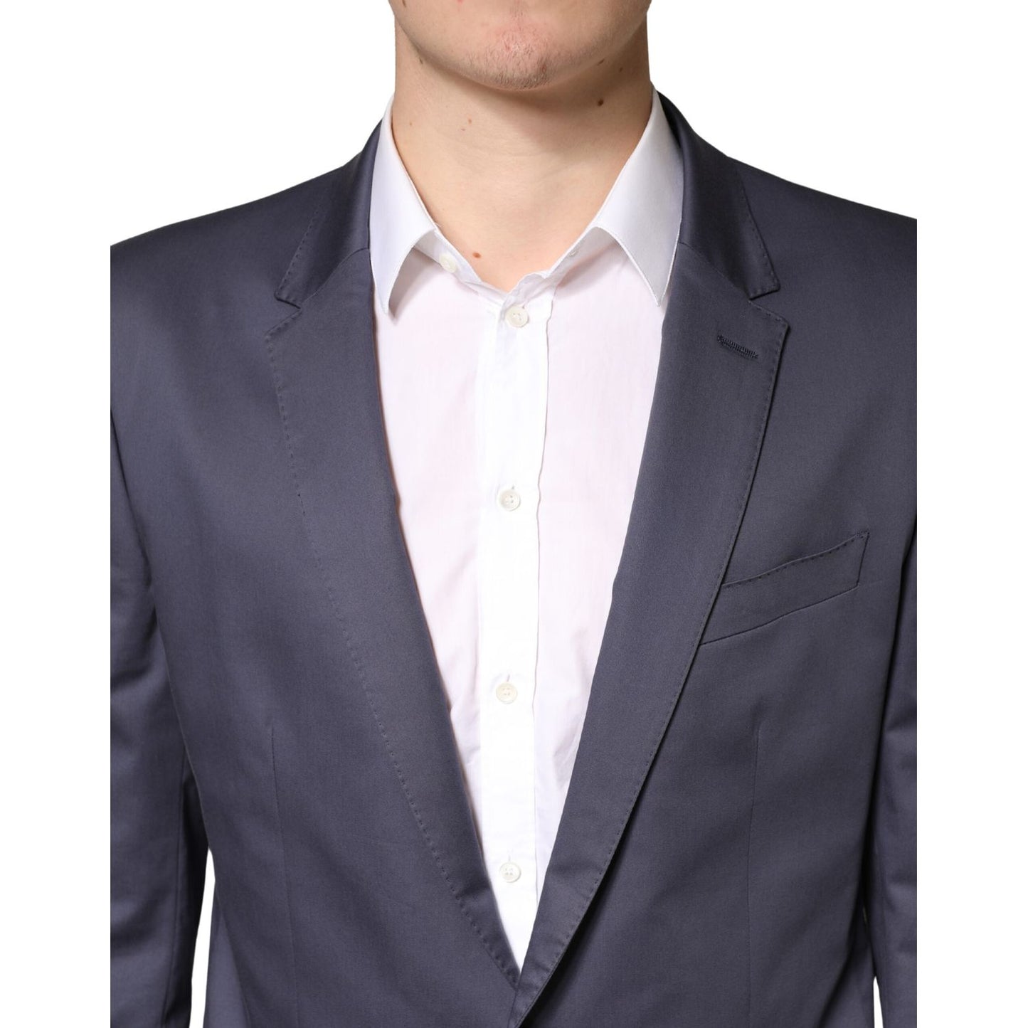 Dolce & Gabbana Blue Single Breasted MARTINI 2 Piece Suit