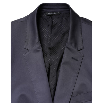 Dolce & Gabbana Blue Single Breasted MARTINI 2 Piece Suit