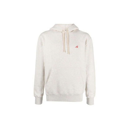 Autry Beige Cotton Hoodie
