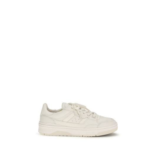 Axel Arigato Gray Calf Leather Bos Taurus Low Top Sneakers