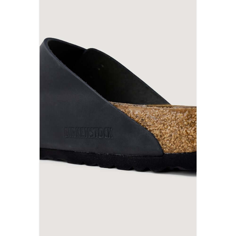 Birkenstock Black Synthetic Flat Sandals