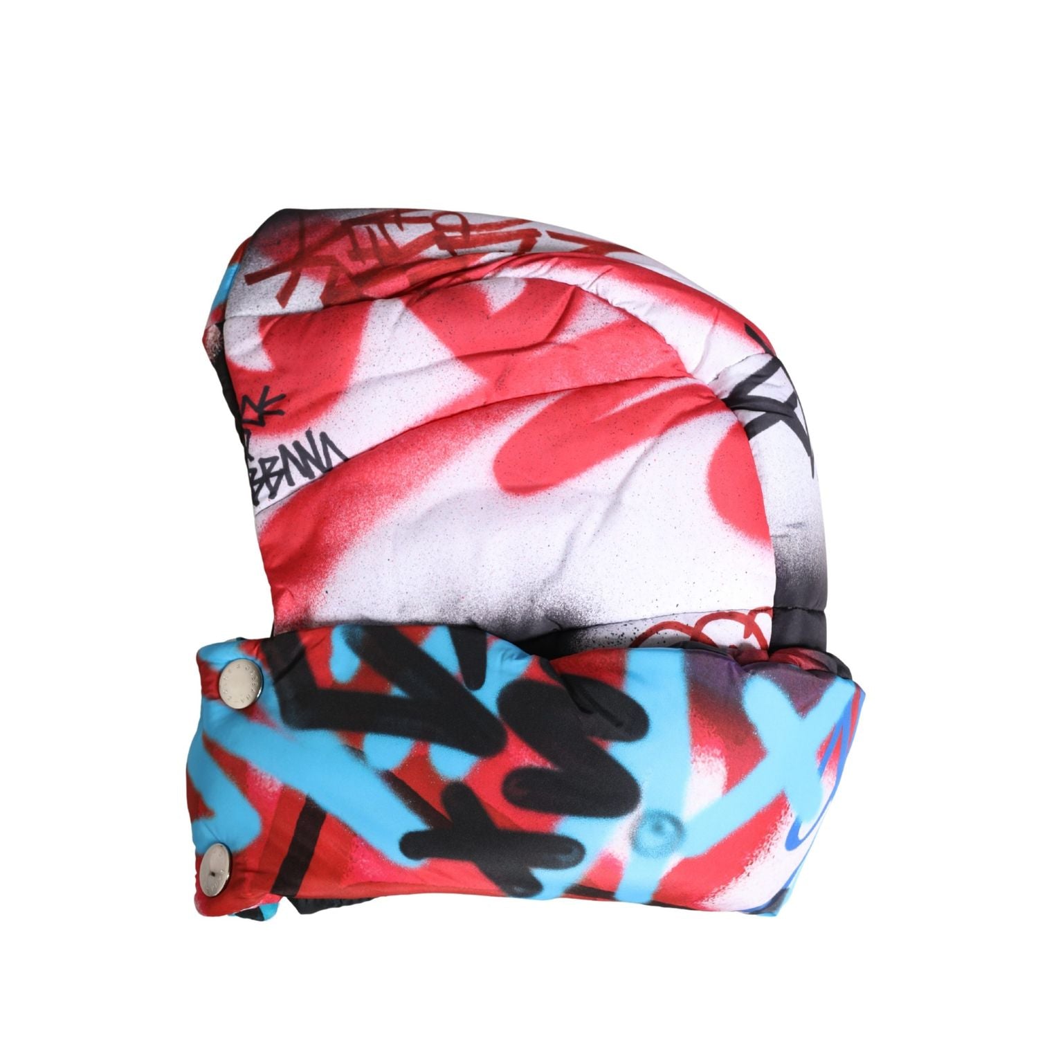 Dolce & Gabbana Multicolor Graffiti Whole Head Wrap Capello Hat