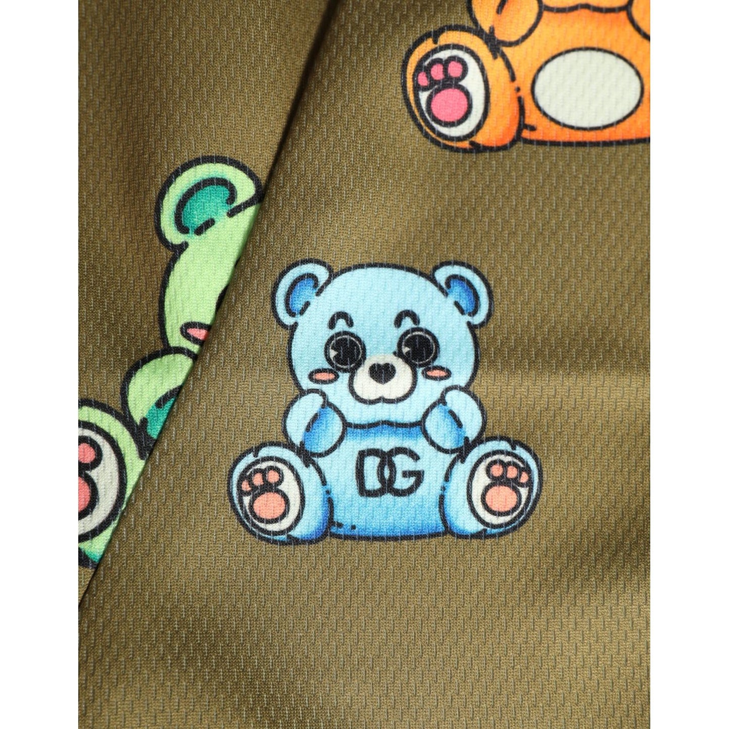 Dolce & Gabbana Men Brown Bears Polyester Ski Mask Balaclava Hat