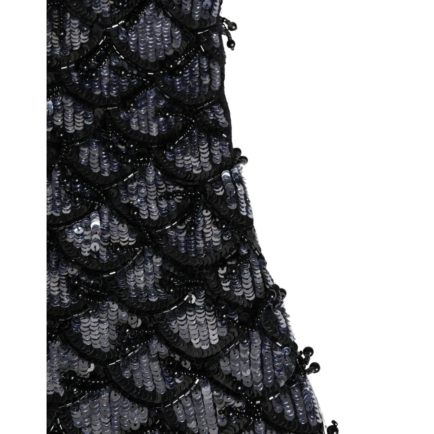 Dolce & Gabbana Black Wool Crystal Embellished Balaclava Hat