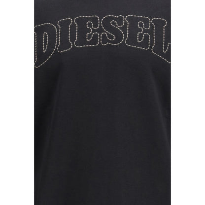 Diesel Black Cotton Sweatshirt