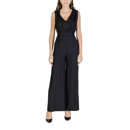 Rinascimento Black Polyester Jumpsuit 1728,71956299936,Black,Clothing,IT38|XS,IT42|M,Jumpsuits - Clothing,Jumpsuits - Jumpsuits - Clothing,New with tags,Rinascimento,Women