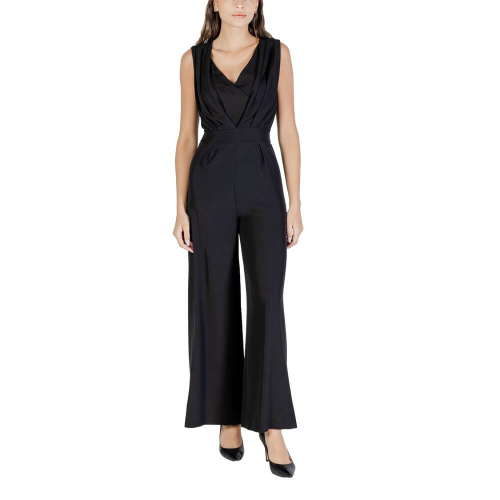 Rinascimento Black Polyester Jumpsuit 1728,71956299936,Black,Clothing,IT38|XS,IT42|M,Jumpsuits - Clothing,Jumpsuits - Jumpsuits - Clothing,New with tags,Rinascimento,Women