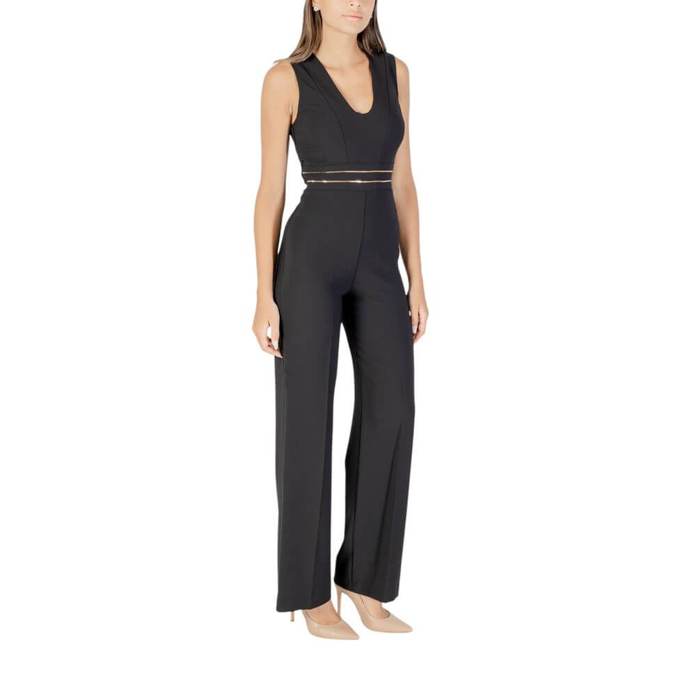 Rinascimento Black Polyester Jumpsuit 1728,71956299936,Black,Clothing,IT42|M,IT44|L,Jumpsuits - Clothing,Jumpsuits - Jumpsuits - Clothing,New with tags,Rinascimento,Women,XL