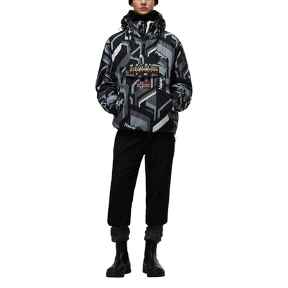 Napapijri Bicolor Recycled Polyester Shell Jacket