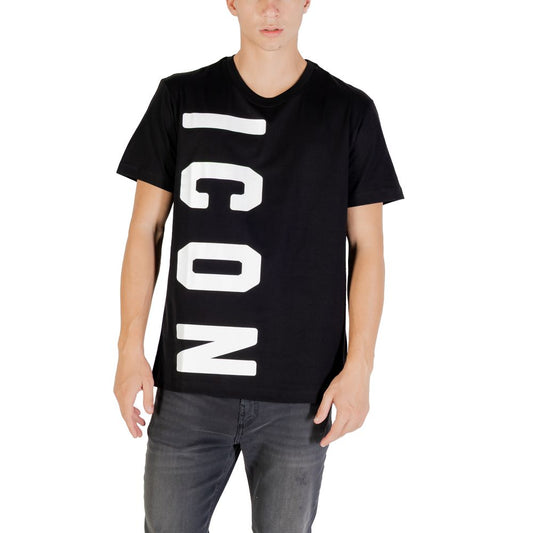 Icon Black And White Cotton T-Shirt 1728,71956299936,Black and White,Clothing,Icon,IT42 | XS,Men,New with tags,Sportswear - Clothing,T-Shirts - Clothing,T-Shirts - T-Shirts - Clothing,Tops - Sportswear - Clothing