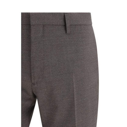 Dsquared² Gray Wool Two-Piece Suit