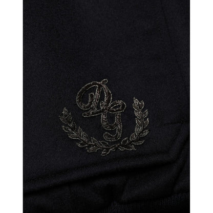 Dolce & Gabbana Black Cashmere Knitted Button Down Jacket