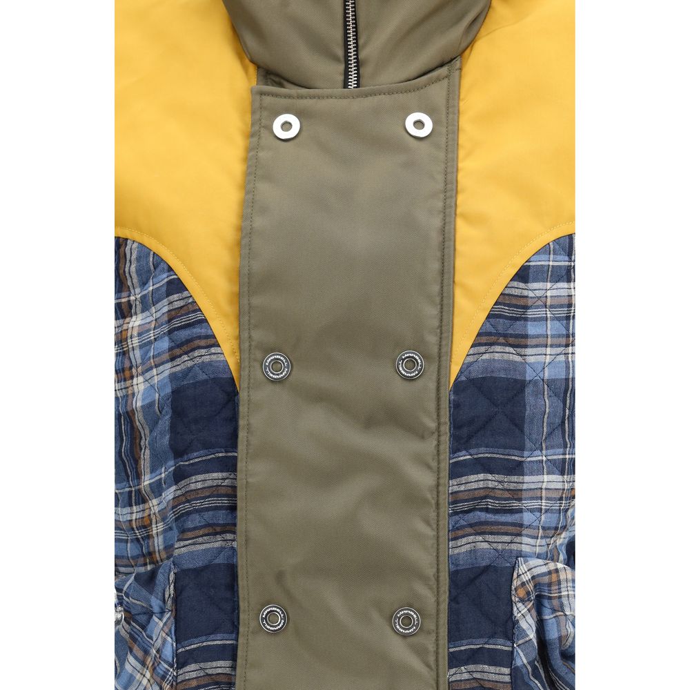 MARBELL Blue Polyamide Sleeveless Jacket