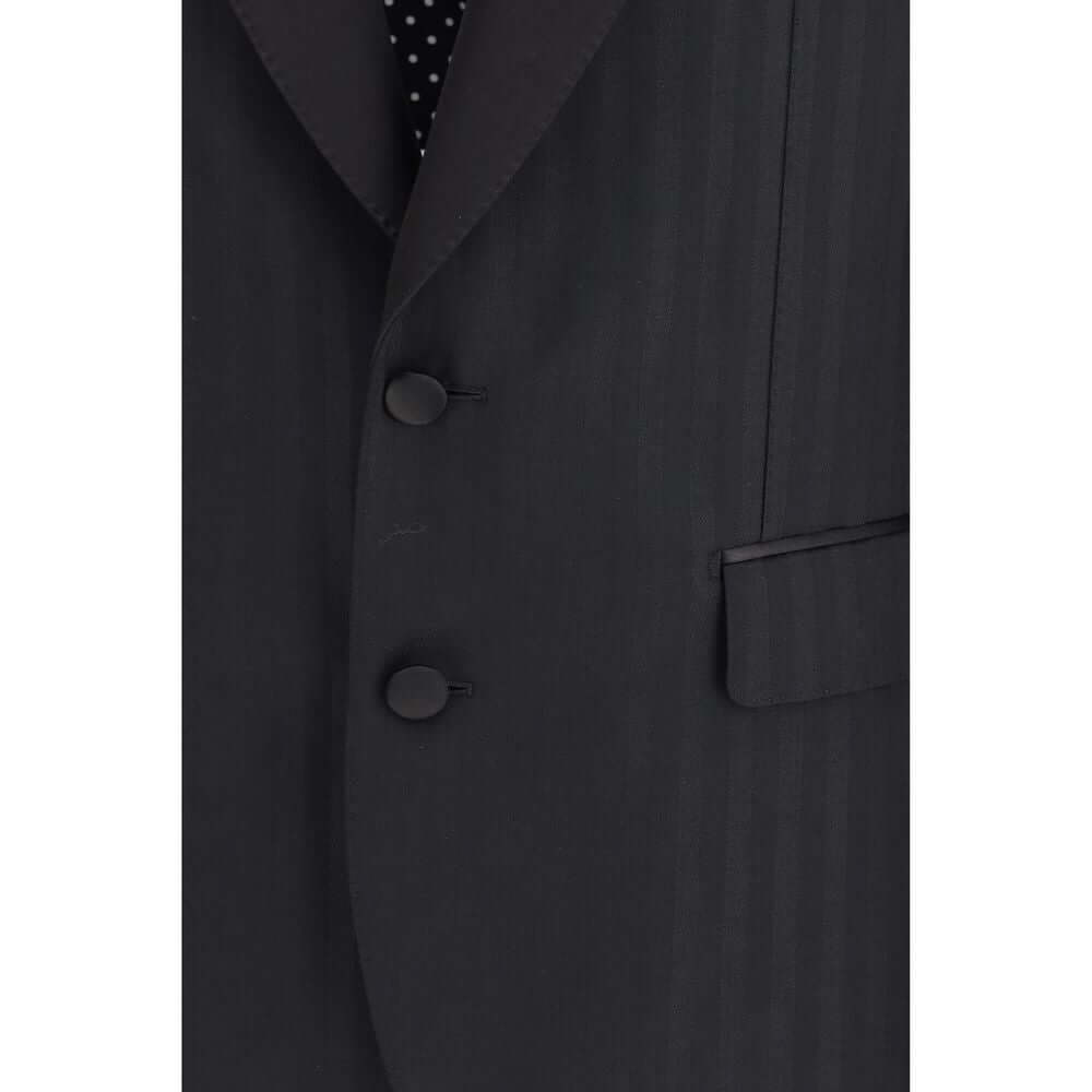 Dolce & Gabbana Black Wool Oves Aries Blazer