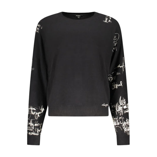 Desigual Nero Viscosa Women Sweater