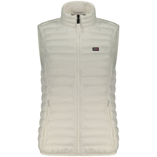 Norway 1963 Bianco Poliammide Women's Gilet