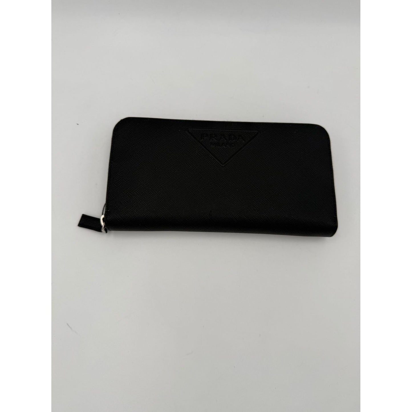 Prada PRADA Zip in Saffiano Leather Wallet