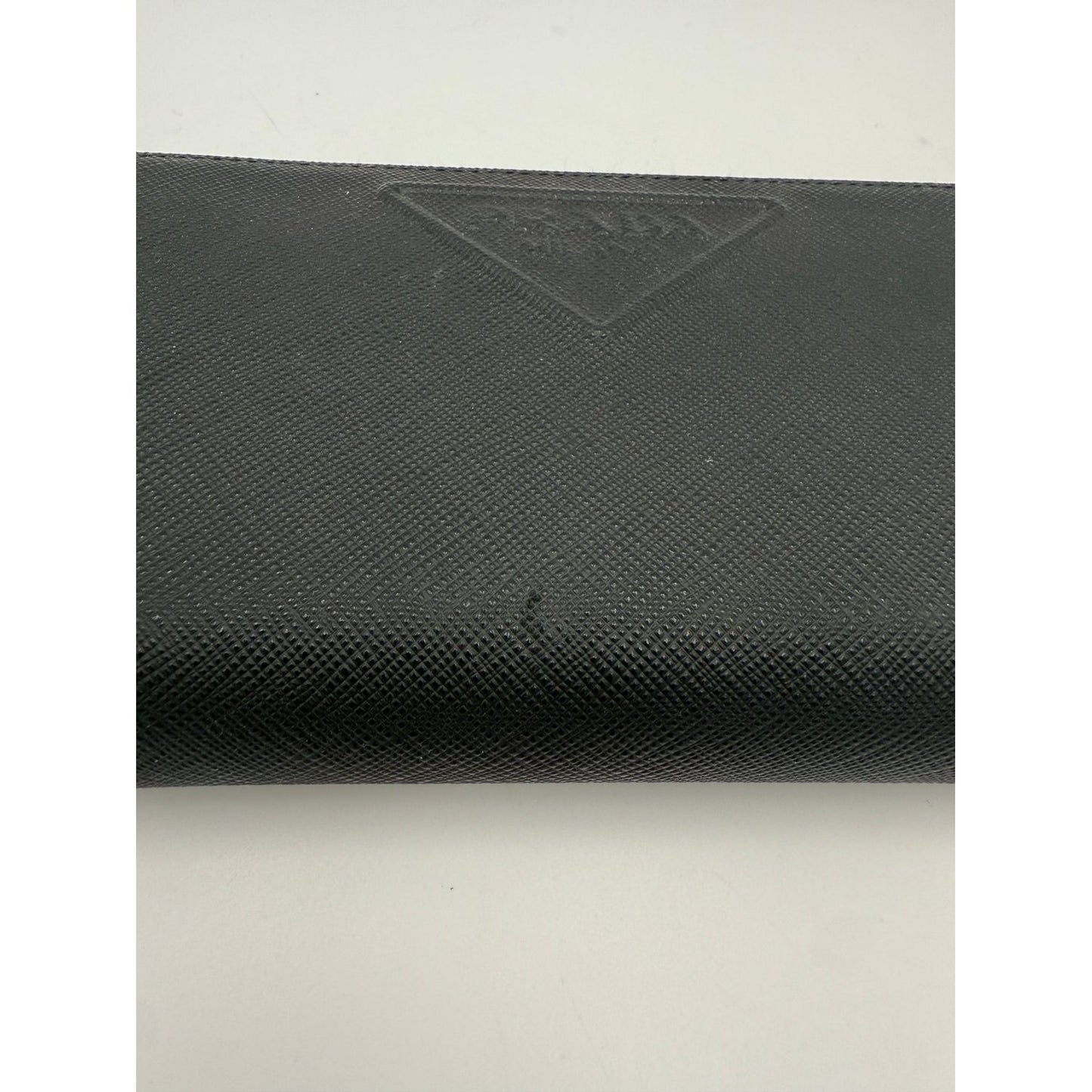 Prada PRADA Zip in Saffiano Leather Wallet