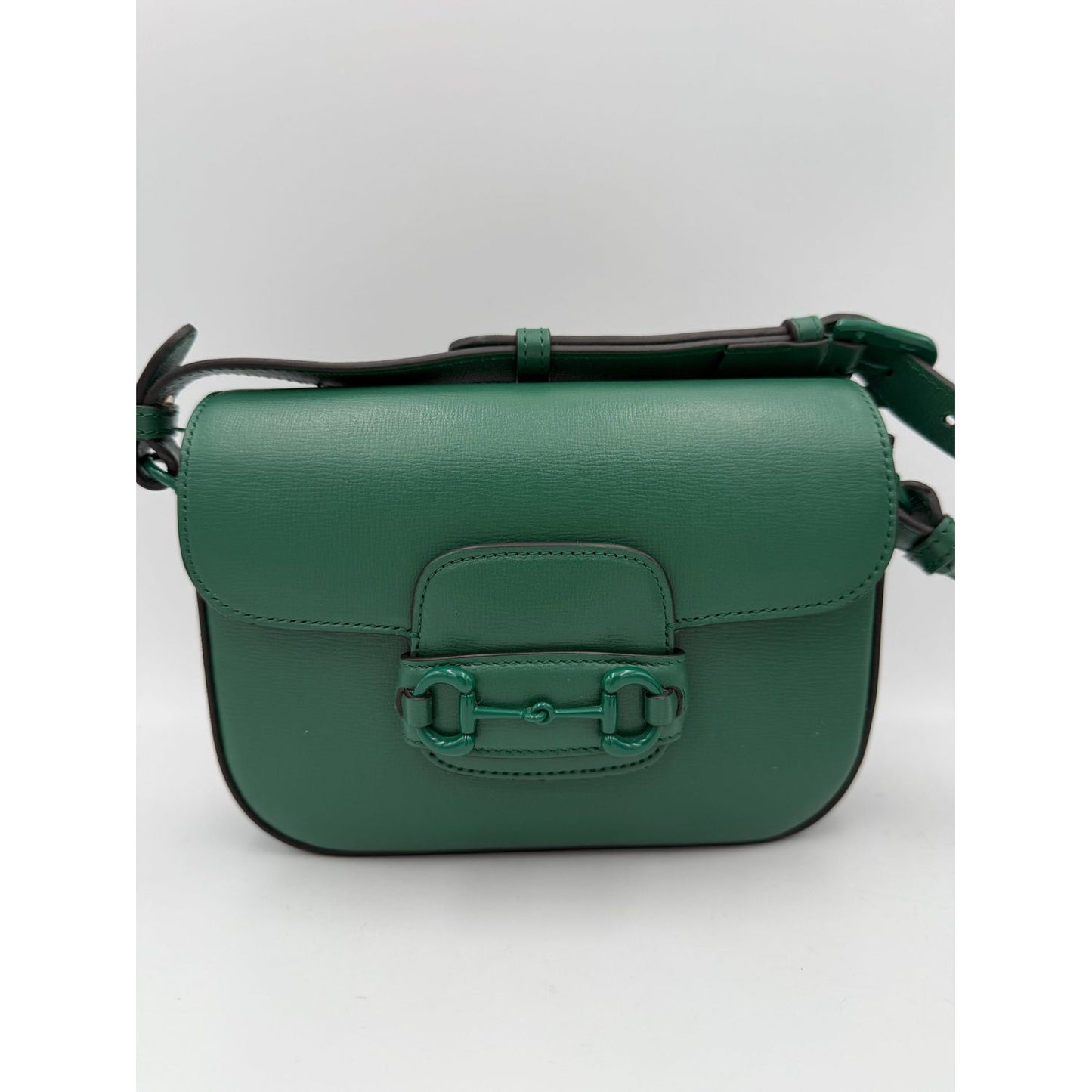 Gucci GUCCI HORSEBIT 1955 Emerald Handbag