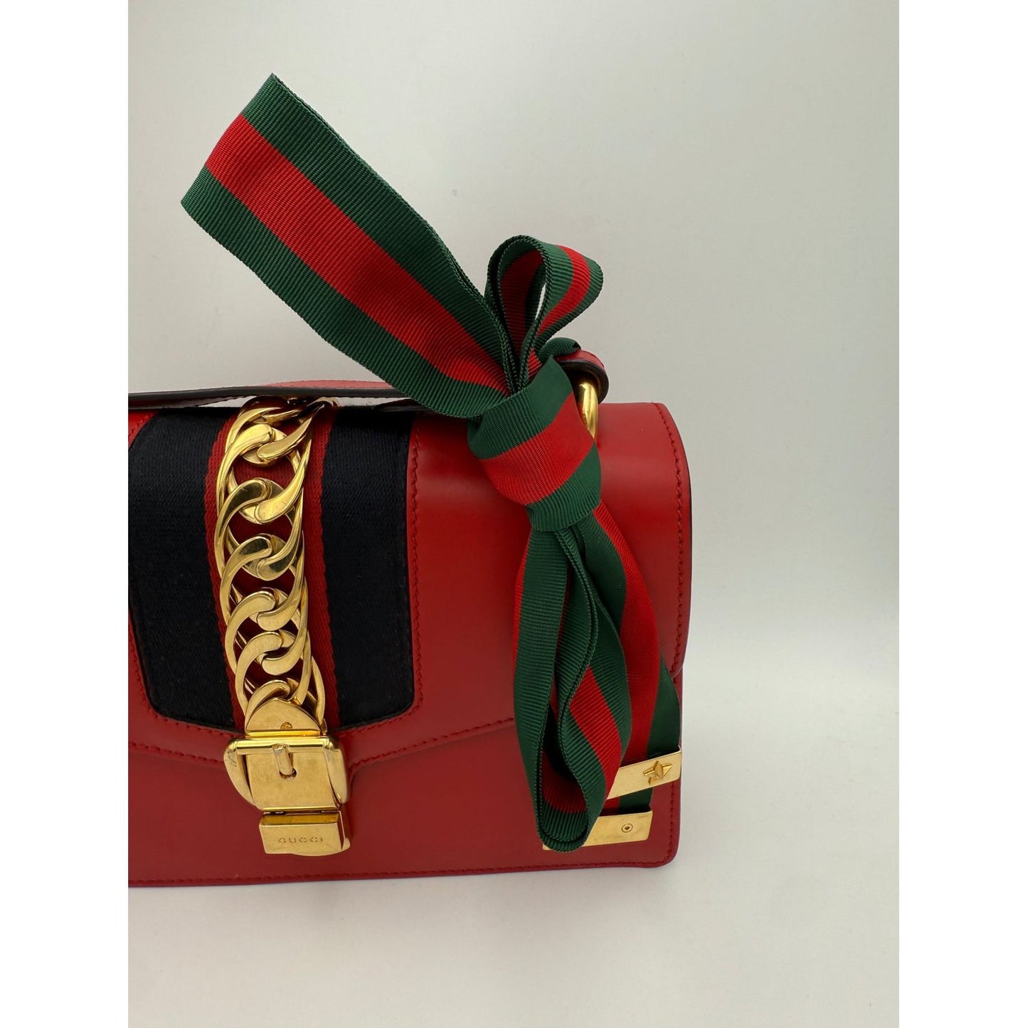 Gucci GUCCI SYLVIE Red Handbag
