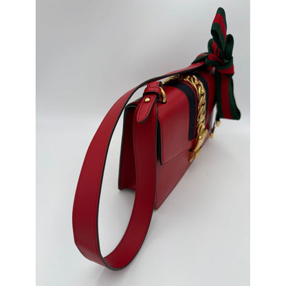 Gucci GUCCI SYLVIE Red Handbag