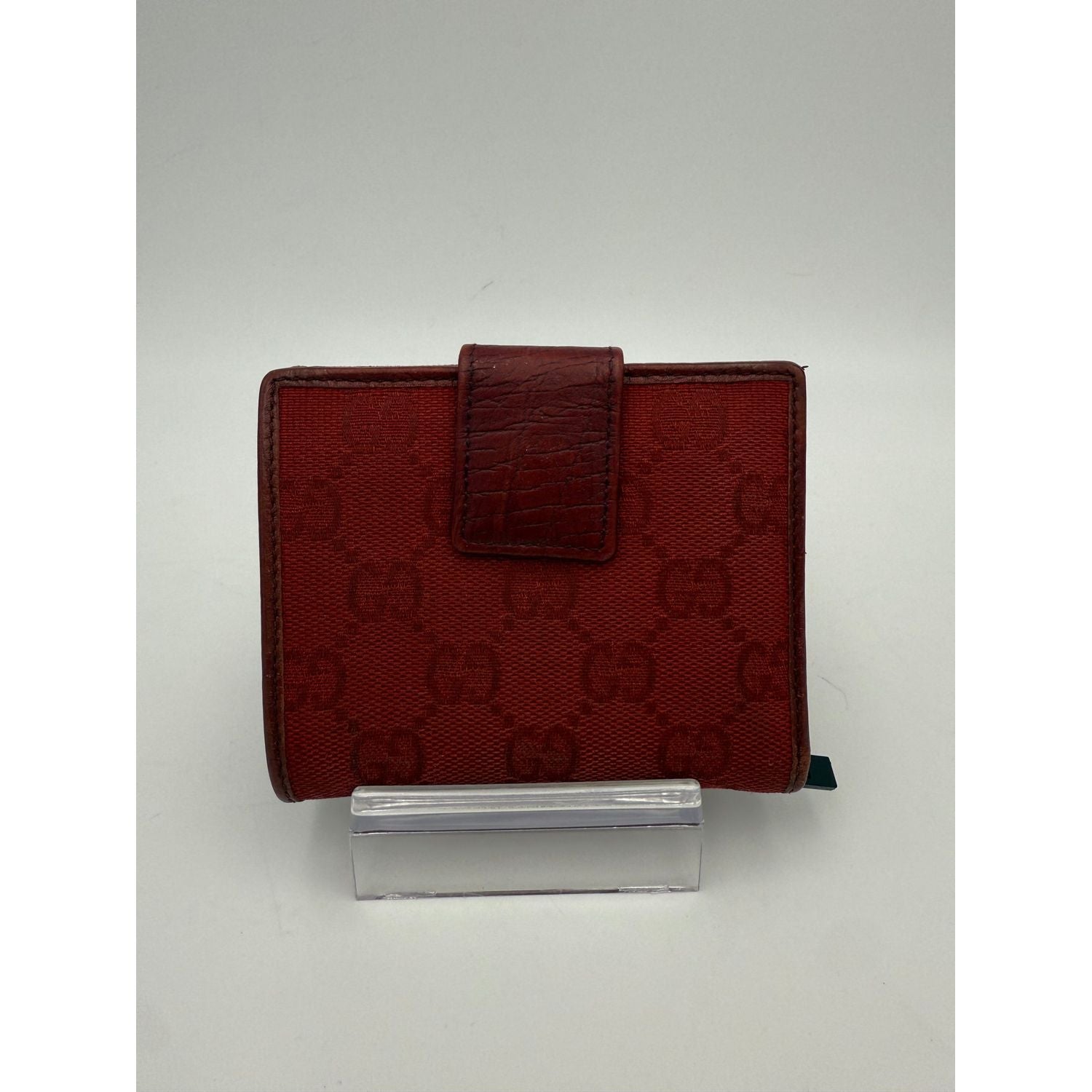 Gucci GUCCI GG Canvas Compact Wallet