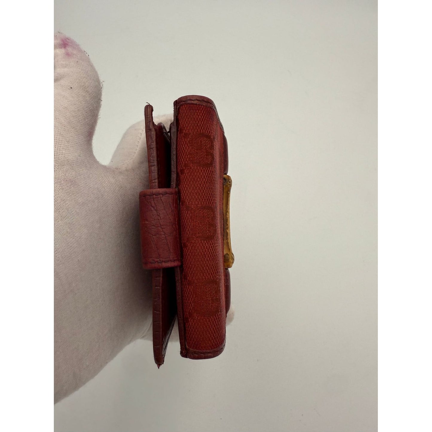Gucci GUCCI GG Canvas Compact Wallet