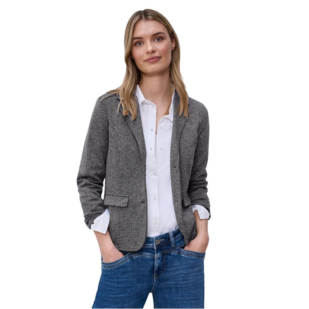 Street One Blue Polyester Blazer 1728,34 | XXS,46,71956299936,Blazers - Suits & Blazers - Clothing,Blue,Clothing,IT36|XXS,IT38|XS,IT40|S,IT42|M,IT44|L,New with tags,Street One,Suits & Blazers - Clothing,Women