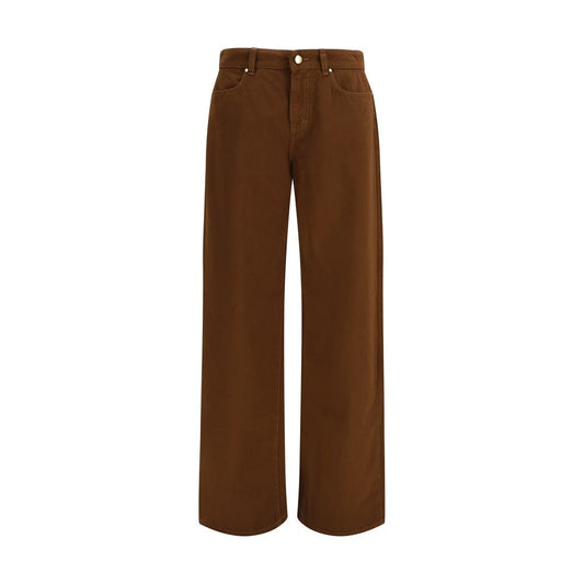 Max Mara Brown Cotton Pants