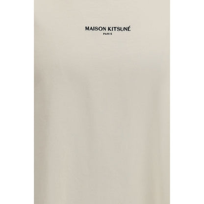 Maison Kitsuné Beige Cotton T-Shirt