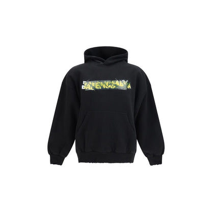 Balenciaga Black Cotton Sweatshirt