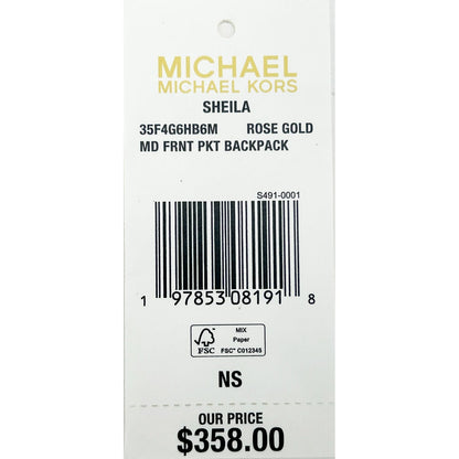 Michael Kors Sheila Medium PVC Backpack Bookbag