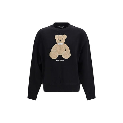 Palm Angels Black Cotton Sweatshirt